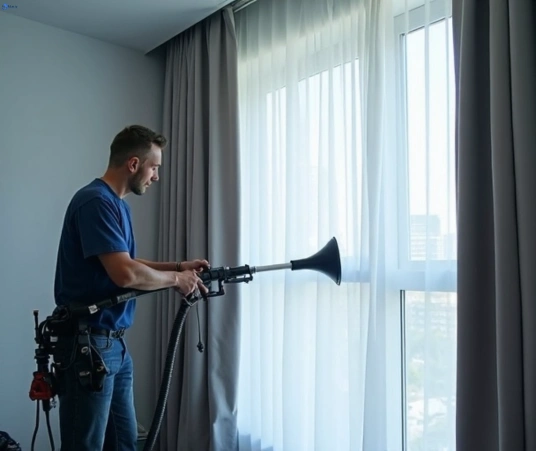 Professional commercial curtain cleaning process equipment Matty Curtain Cleaning dandenong-vic